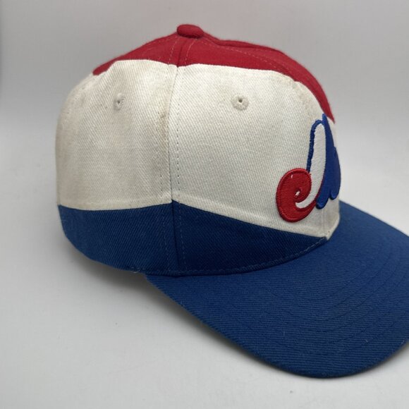 Montreal Expos Cap Hat Snapback Red White Blue  Style American Needle Rare - Picture 2 of 6